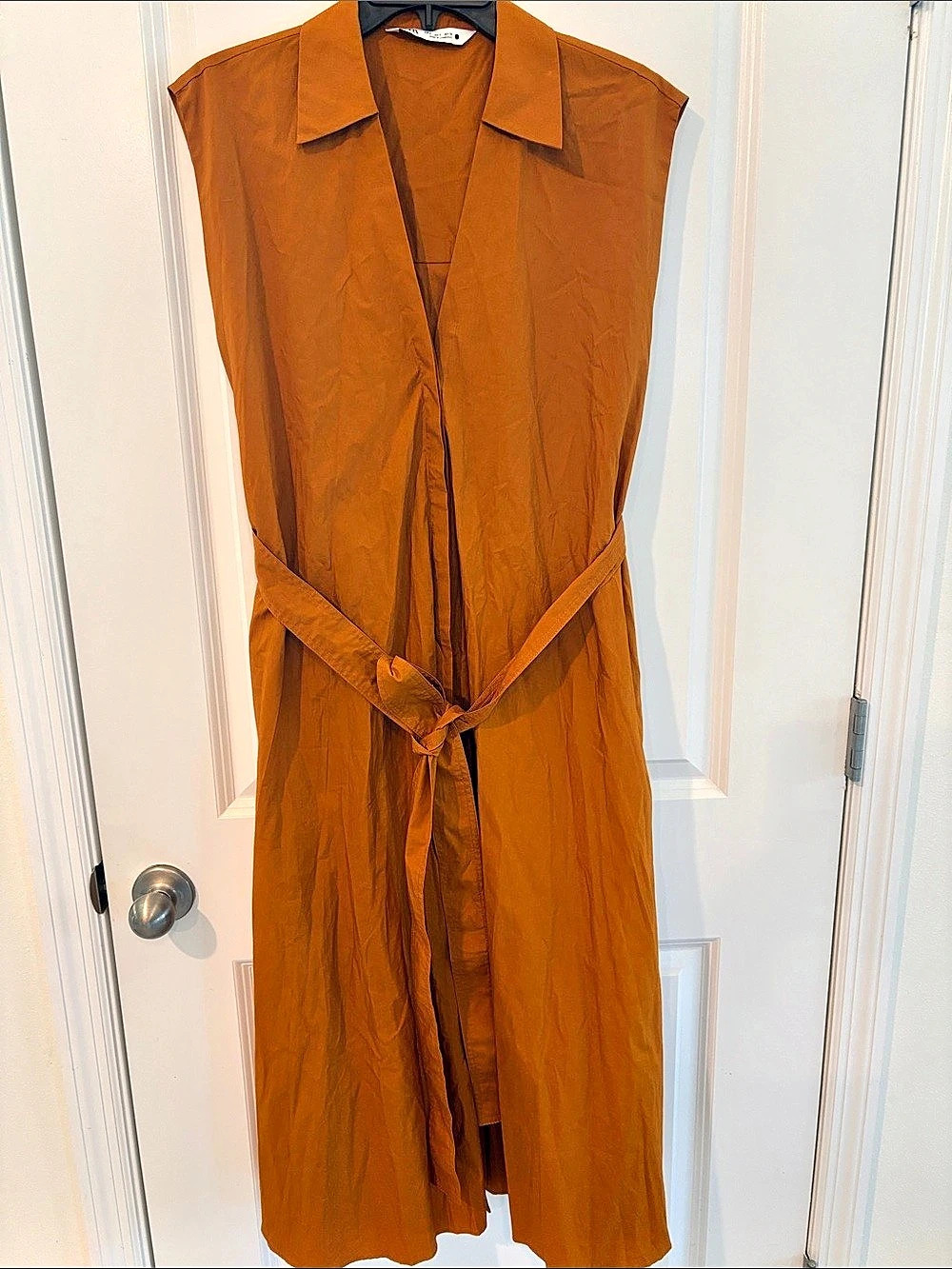 Zara Burnt Orange Maxi Dress